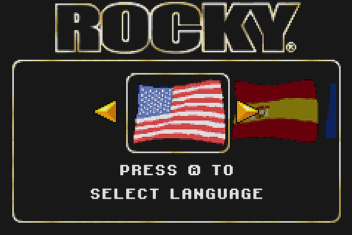 Rocky Title Screen